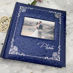 Fournisseur à couverture rigide 200 photos 4x6 pouces, couverture en papier vinyle <span class=keywords><strong>album</strong></span> <span class=keywords><strong>photo</strong></span> de mariage avec fenêtre - Product Image 2