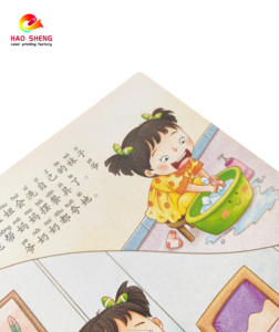 Impresión <span class=keywords><strong>de</strong></span> Libros <span class=keywords><strong>Infantiles</strong></span> <span class=keywords><strong>de</strong></span> Cartón con Encuadernación Cosida, Papel Recubierto Ecológico Personalizado en Guangzhou - Product Image 6