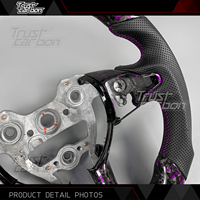 Volant de direction en fibre de carbone forgé sur mesure pour Hyundai Elantra N-Series I30 N I20 N Veloster N 2019-2015, accessoires intérieurs de voiture