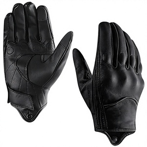 Gants de moto d'été en cuir, ignifuges, respirants, à doigts entiers, décontractés, pour l'extérieur, unisexes - Product Image 3