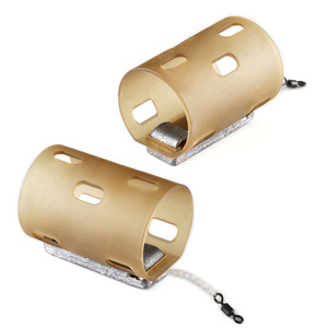 Haute qualité 30g 40g 50g appât Cage mangeoire <span class=keywords><strong>de</strong></span> pêche pivotant avec plomb extérieur panier mouche carpe équipement <span class=keywords><strong>de</strong></span> pêche - Product Image 5