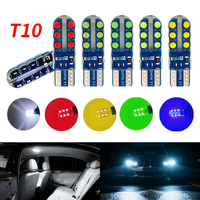 12V Fest Blinkende T10 LED Innenraum-Kennzeichenbeleuchtung 194 168 Silikon-Glühbirne 12SMD Auto-Innenbeleuchtung Positionsleuchte