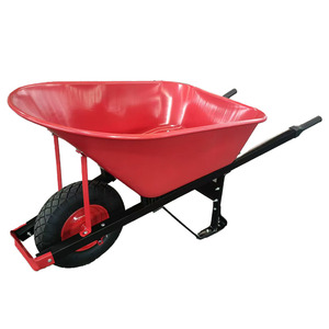 건설 및 농장용 정원 카트 용 헤비 듀티 스틸 금속 수레 - Product Image 1