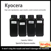 Cabezal UV Industrial RUNCAITU para Impresora Plana Digital Kyocera RH72, 1000 ml/Botella, Colores Vívidos