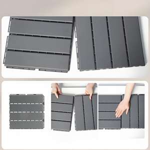 กระเบื้องปูพื้นพลาสติกสีเบอร์ลี่วูดขัดด้าน ขนาด 30*30 ซม. สำหรับระเบียง - Product Image 6