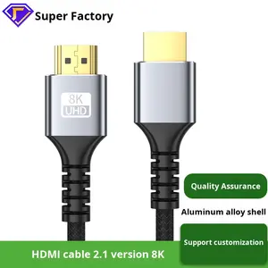 ชุดสาย <span class=keywords><strong>HDMI</strong></span> 8K ความละเอียดสูงแจ็กเก็ตพีวีซีแบบ2.1ยาว10เมตรสำหรับเชื่อม<span class=keywords><strong>ต่อ</strong></span>คอมพิวเตอร์ทีวี - Product Image 6