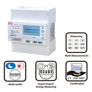Em537 CT 3*230/400V 1.5(6) một đồng hồ đo năng lượng modbus ba pha <span class=keywords><strong>kWh</strong></span> mét modbus Đồng hồ điện - Product Image 6