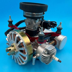 Moteur <span class=keywords><strong>de</strong></span> drone DLE70HD 4,2 kW, générateur hybride refroidi par eau, kit moteur essence et électrique, moteur d'avion, aile fixe, DIY - Product Image 6