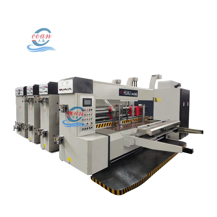Hot sale automatic die cutting machine corrugated cardboard printing machinery
