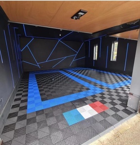 Thời trang mới hàng đầu đủ điều kiện lồng vào nhau PVC nhà để xe gạch lát sàn Modular nhựa sàn nhà để xe mat - Product Image 4