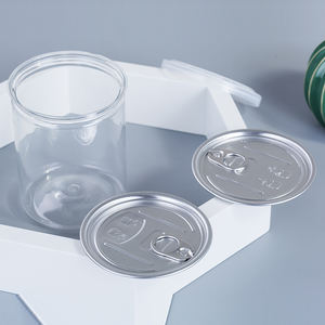 Conteneur alimentaire en plastique personnalisé avec couvercle, sans BPA, qualité alimentaire, pour bonbons, biscuits, sucre, collations - Product Image 4