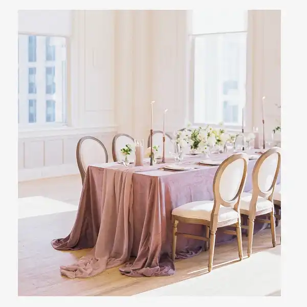 Luxury Round Table Cover Wedding  Wedding Decoration Table Cloth