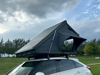 Tente de toit pour voiture 4x4 tout-terrain, tente de toit pour camping, tente de toit rigide en aluminium pour voiture, ouverture en 3 secondes, type clamshell, pour 4 personnes