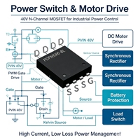 IC Paket PDFN5X6-8L Arus Tinggi 40V, Transistor Daya N-Channel SMD SIRS4401DP-T1-GE3 untuk Penggerak Motor & Perlindungan Baterai