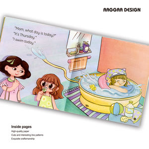 Livre d'images en anglais pour enfants : Les <span class=keywords><strong>jours</strong></span> <span class=keywords><strong>de</strong></span> <span class=keywords><strong>la</strong></span> <span class=keywords><strong>semaine</strong></span> – Histoires éducatives sur le jour actuel et <span class=keywords><strong>la</strong></span> routine quotidienne pour les enfants d'âge préscolaire - Product Image 5