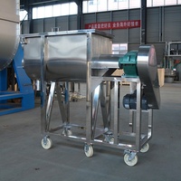 Ligne de production d'emballage de poudre de 1000 L, machine de remplissage de poudre SUS 304, mélangeur