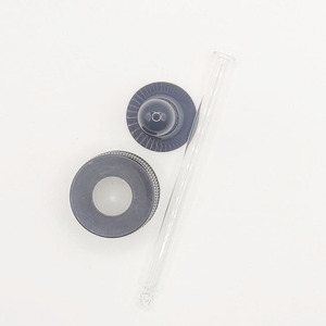 Tutup kerah penitis 28mm dengan pipet kaca gigitan karet untuk botol obat kaca - Product Image 1