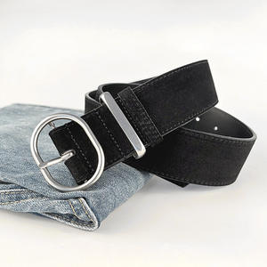 Daim givré femmes véritable peau de vache <span class=keywords><strong>ceinture</strong></span> en cuir large édition taille mince pull <span class=keywords><strong>costume</strong></span> manteau décoratif Style de luxe - Product Image 4