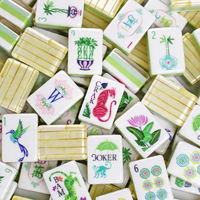 Set Mahjong Akrilik Ukiran Kustom Grosir 4 Lapis Gaya Amerika