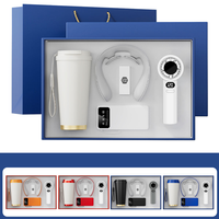 Produits les plus vendus, articles promotionnels, papeterie de bureau exécutive, cadeau personnalisé, ensemble de coffret cadeau avec bloc-notes en cuir PU A5, porte-stylo
