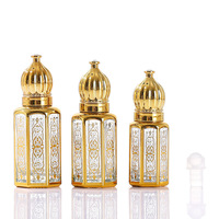 Flacons à bille portables en verre vides de 3 ml/6 ml pour huiles essentielles et parfums, idéaux pour les massages