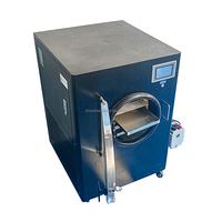 Kleine 4-6kg capaciteit mini-vriesdroogmachine, op maat gemaakte apparatuur voor het lyofiliseren van zelfgemaakte voedsel-, fruit- en groenteschijfjes