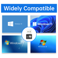 WIFI6 Tarjeta de red USB sin controlador Computadora de escritorio AX300 Receptor Wifi inalámbrico 802.11ax