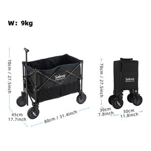 Carrito Plegable y Portátil Selens Photography, Carrito de Playa Resistente para Compras y Camping, SCF2-SLC-80 - Product Image 5
