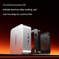 MACO Ryzen 7 7735U Mini PC Dual USB4 24GB LPDDR5 512GB PCIe 4.0 SSD PC Desktop Ringkas untuk Gaming, Kantor, dan Bisnis