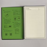 Ensemble de cahier A5 effaçable intelligent avec stylo effaçable PP couverture reliure spirale papier réutilisable pierre papier avec Logo Senyan