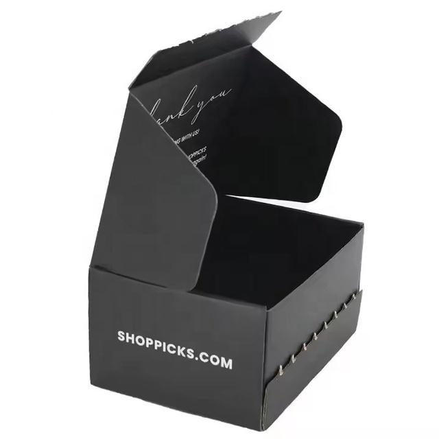 Foldable Customized Logo Corrugated Shipping Box with Tear Strip Gifts Postal Packaging Shoe Box