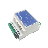 Módulo IO con Montaje en Riel DIN, 12V/24V, 8 Entradas Digitales, 8 Salidas de Relé, RS232, RS485, Modbus RTU, Modelo WST-BSI-0808R, PC+PCB