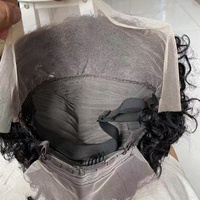 Perruque courte pixie avec dentelle frontale 13x4, densité de cheveux 180% 12A, dentelle 100% cheveux humains brésiliens, adaptée aux femmes noires