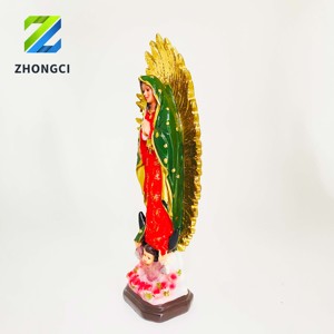 Statua Decorativa della Madonna di Guadalupe, Pezzo Decorativo Sacro Perfetto per Regalare o Tenere per la Propria Conservazione - Product Image 2