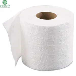 Оптовые продажи туалетной бумаги 48 рулона-Doocity мягкая Роскошная бамбуковая туалетная бумага рулон туалетной бумаги для ванной комнаты 2ply 48 рулон