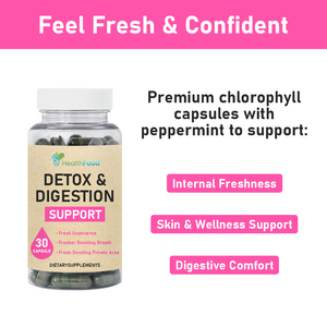High Quality Detox & Digestion Support Capsules with Parsley Leaf Support Digestive Comfort Dietary <b>Supplement</b> - Product Image 2