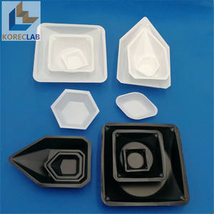 Báscula de laboratorio Bandejas de plástico desechables de tipo cuadrado antiestático negro - Product Image 6