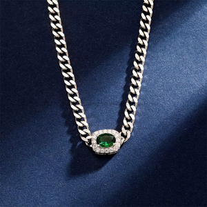 Chaîne de clavicule polyvalente et tendance en acier inoxydable de 3 mm, style européen et américain, bijou très populaire et très vendu - Product Image 2