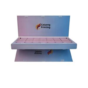 Boîte cadeau personnalisée double face, cosmétiques, couleur thé, carton universel recyclable, logo en relief pour les boîtes d'emballage - Product Image 1