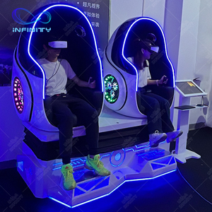 Equipo de Cine de Realidad Virtual, 2 Asientos, Silla 9D VR, Simulador 9DVR, Juego de Cine, Asiento de 2 Plazas, Silla VR Tipo Huevo, Parque de Atracciones - Product Image 4
