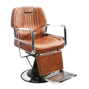 DTY erkek Salon berber sandalyeleri klasik hidrolik pompa aşağı yatıyordu kuaför berber sandalyeleri
