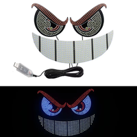 Nouvelles lumières LED universelles USB Plug and Play pour pare-brise de voiture et camion, yeux de démon pour camions
