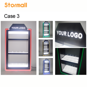 Maßgefertigtes 5-Schichten Abschließbares Zigaretten-Displayregal Kunststoff ABS Tabak-Präsentationsbox mit Leuchtkasten - Product Image 6