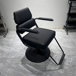Fauteuil de coiffure moderne et simple, fauteuil de barbier spécial salon, fauteuil de coupe de cheveux réglable, fauteuil de barbier inclinable pour permanente et coloration - Product Image 1