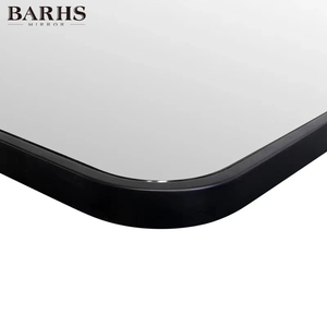 <strong>Rectangular</strong> Bathroom <strong>Mirror</strong> with Matt Black Paint Stainless Steel Metal Frame <strong>Mirror</strong> Manufacturers - Product Image 6