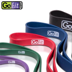 Bande de résistance GoFit violette pour exercices de fitness, yoga et entraînement GF-PSB - Product Image 4