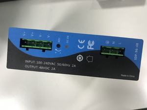 <span class=keywords><strong>Alimentation</strong></span> industrielle sur rail Din 12V/ 24V/ 48V 96W/ <span class=keywords><strong>120W</strong></span> pour entrée Switch100-240VAC PoE industrielle - Product Image 5