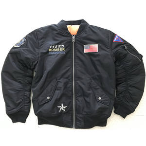 Abrigos acolchados de bombardero para hombre, chaqueta de invierno bordada excelente Verde Negro y <span class=keywords><strong>militar</strong></span> - Product Image 4