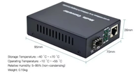 Convertisseur de média fibre optique YXFiber SFP CAT5 RJ45 pour réseau Ethernet FTTH certifié CE RoHS FCC avec garantie d'un an