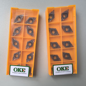 Plaquette en carbure d'origine DCMT11T304-OTM OP1215, outil extérieur carré, revêtement TIAIN, HRC64, pour tour CNC, 100% conforme ISO, OEM - Product Image 6